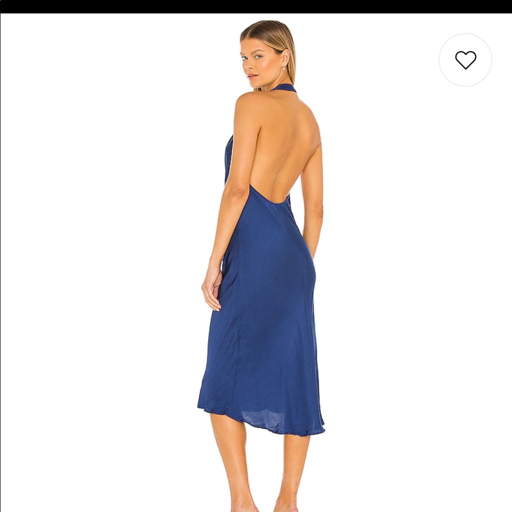 Young Fabulous & Broke Rebel Satin Halter Dress